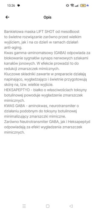 Sprzedam Nową Maskę do twarzy