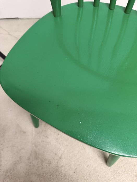 Krzesło drewniane zielone