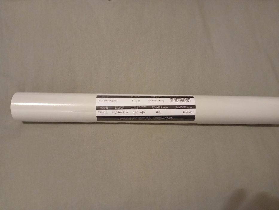 Papel de parede verde água 2 rolos de 10 metros  lineares