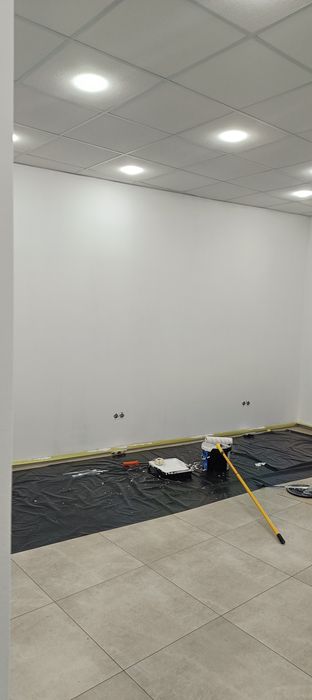 Покраска стен, потолка. 55 грн/м² (1 слой)