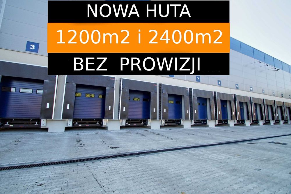 hala   magazyn  Nowa Huta   1200m2 i 2400m2