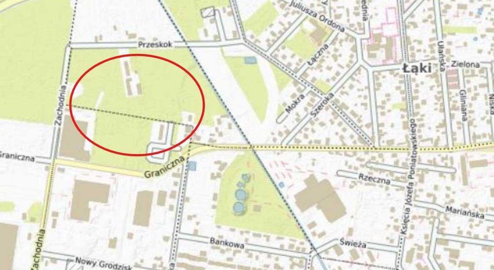 Wynajmę działkę 5500 m2 w Grodzisku Mazowieckim