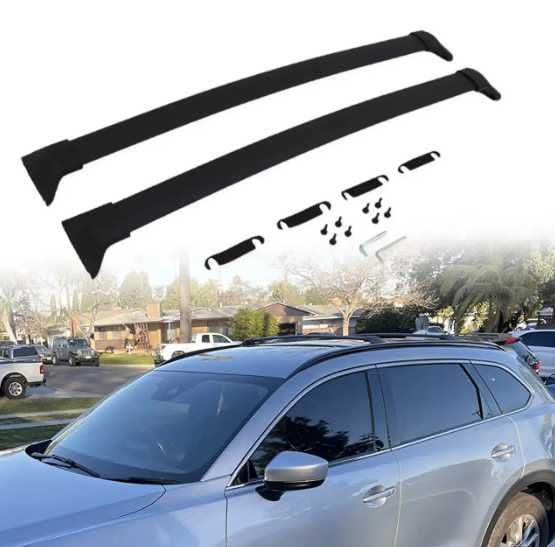 Поперечки Mazda CX9 (з 2016 --)На штатні рейлінги. Оригінальна модель.