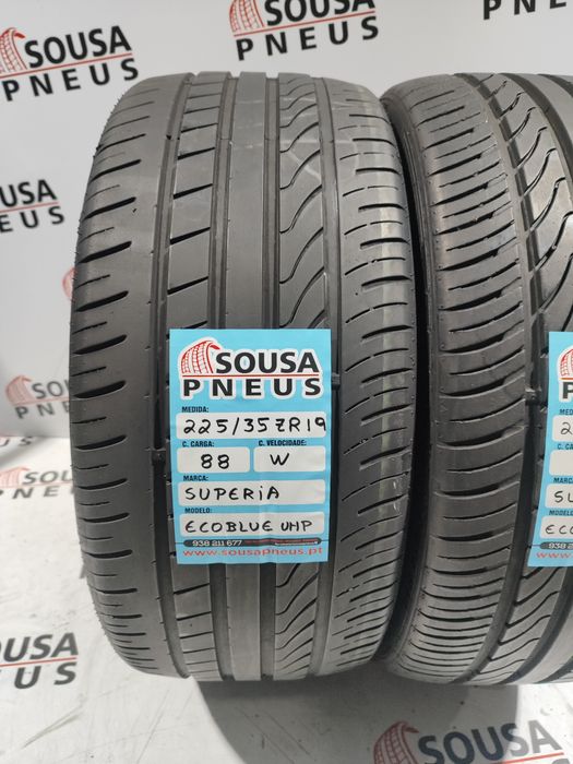 2 pneus semi novos 225-35R19 - Oferta dos portes 150 Euros
