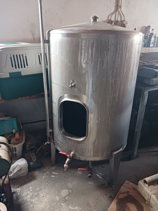 Pipa de inox com 600 litros