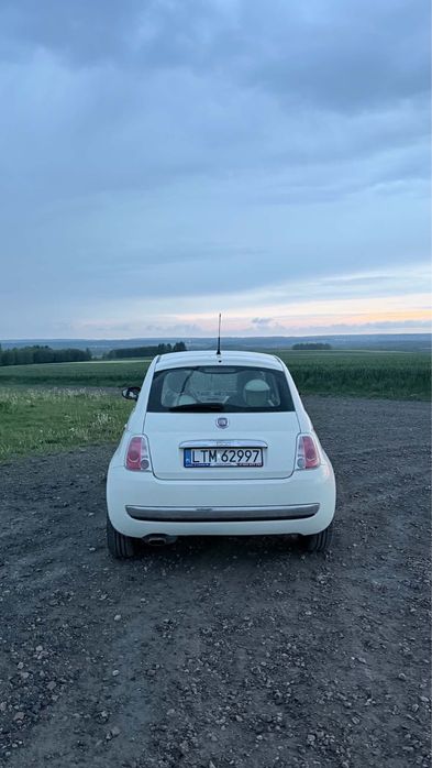 Fiat 500 bialy 2012 rok