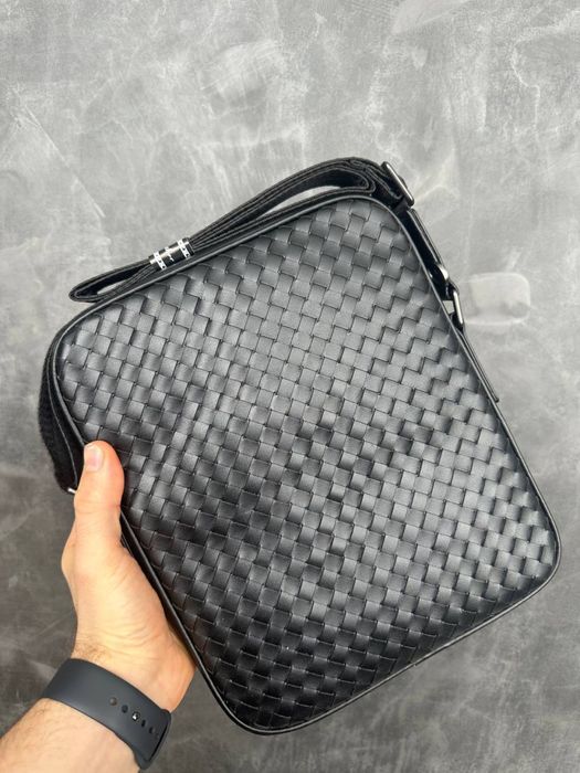 Мужская кожаная сумка Bottega Veneta чоловіча барсетка