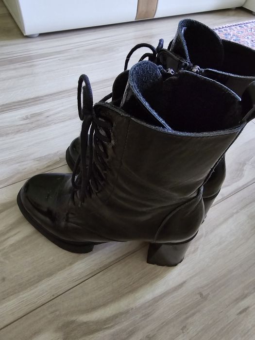 Śliczne botki skórzane marki Venezia, polecam