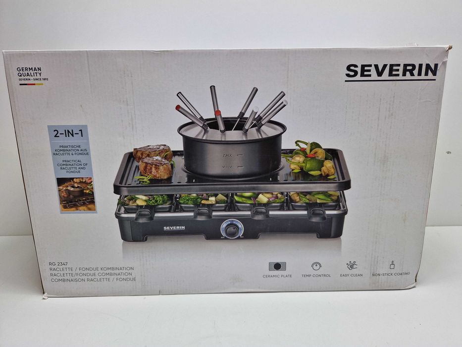 Grill elektryczny Raclette fondue Severin RG 2347 | 1400W