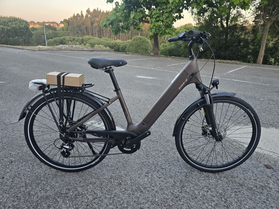Bicicleta eletrica citadina motor central