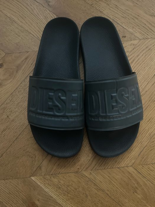 Diesel klapki zielone  rozm 43/44 made in italy