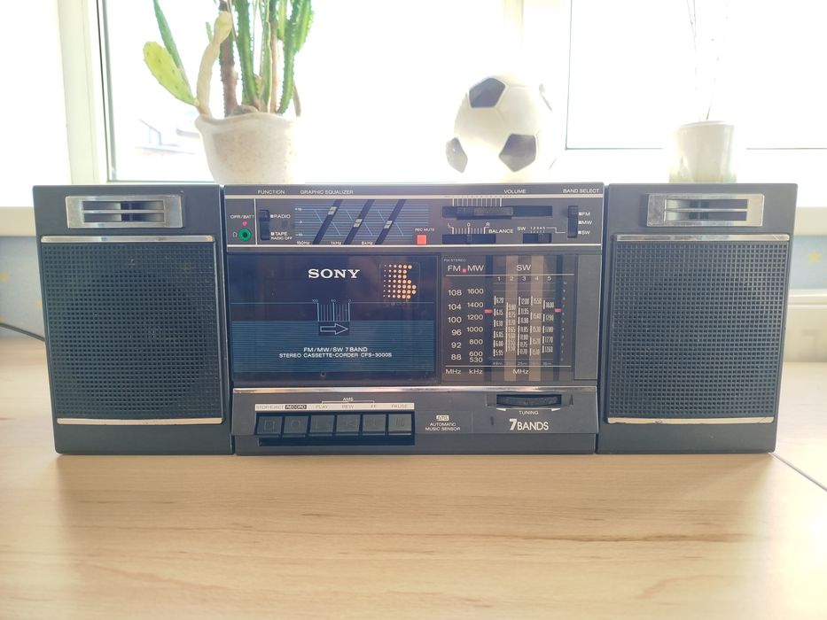 Магнітофон SONY CFS-3000S Японія 1985 рік