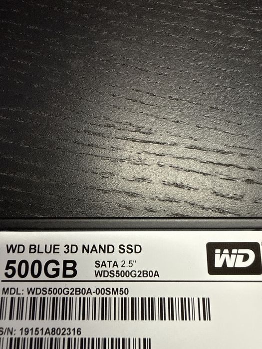 SSD 500GB Western Digital