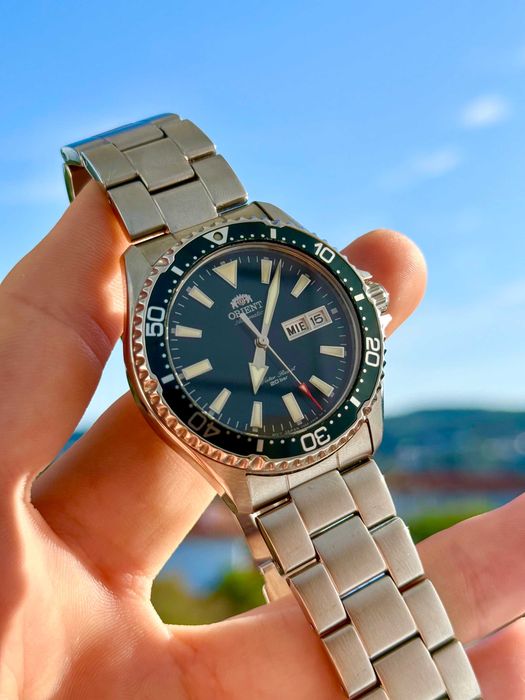 Orient Kamasu Mako III Automático Safira 200m – Full Set