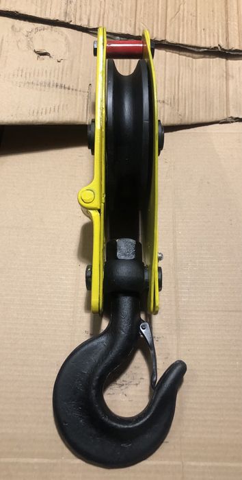 Гак Крюк поліспаст  5т на лебідку, тельфер, кран гак монтажний
