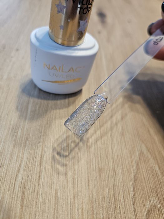 NaiLac Magic Top do paznokci manicure błyszczący wzornik gratis