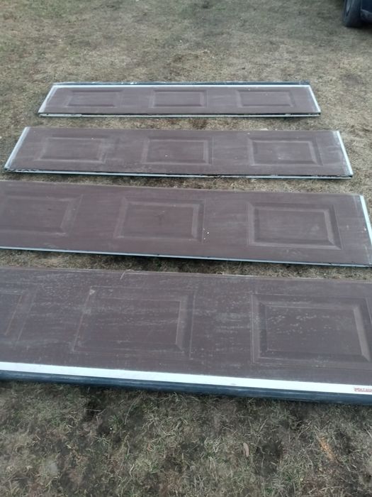 Brama garażowa drzwi garażowe segmentowa panelowa brązowa 250×200cm