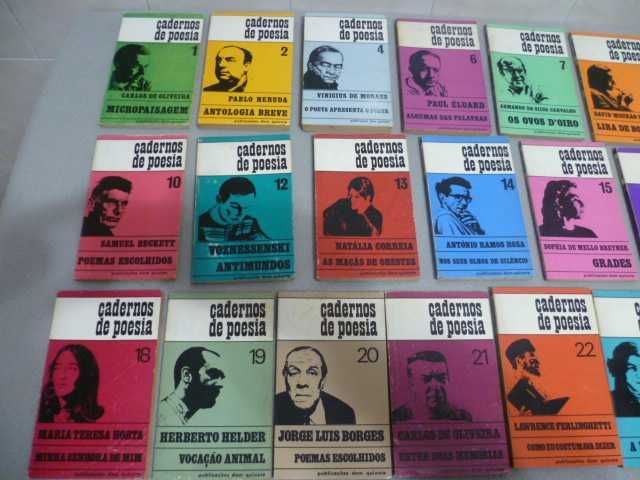 Cadernos de Poesia Dom Quixote - 17 livros