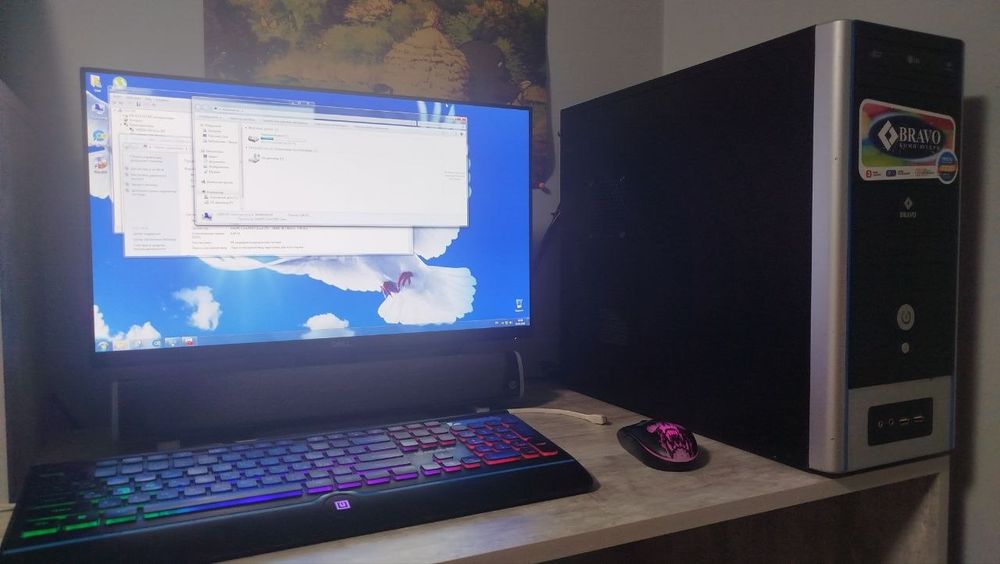 Компьютер Bravo (Intel Q6600 4 ядра, ОЗУ 4 Гб)