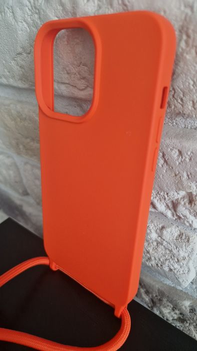 Strap Silicone Case do Iphone 14 Pro Max  pomarańczowy