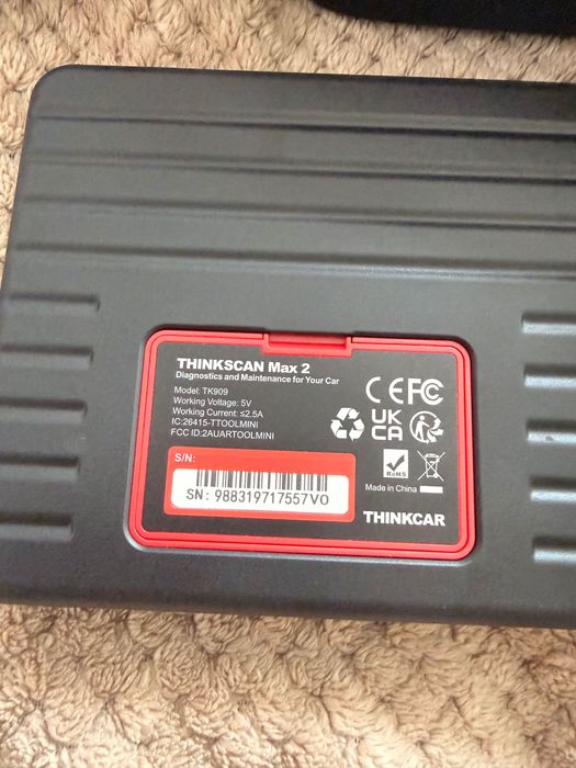 Мультимарочный диагностический автосканер Thinkcar Thinkscan Max 2