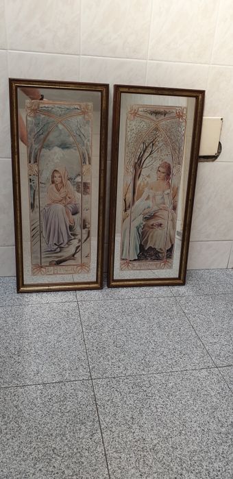 Diversos quadros e espelho64409180210050125