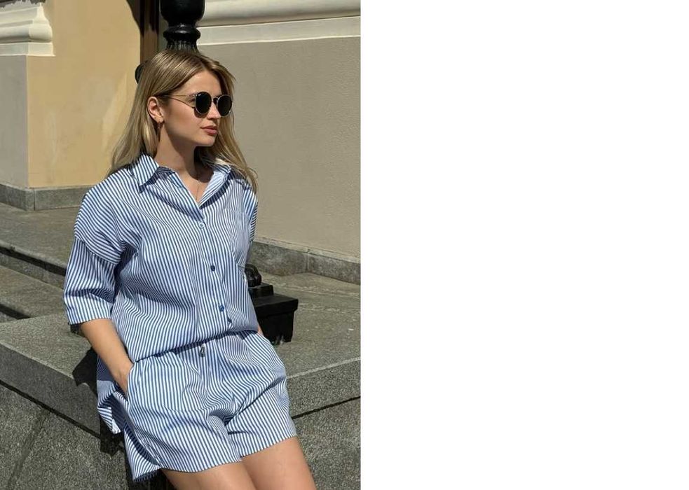 Літній костюм із 100% бавовни