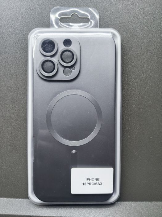 Capa MagSafe Titanium Grey – iPhone 16 Pro Max (Nova)