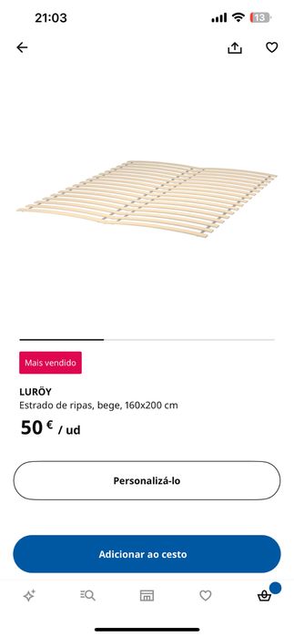 Urgente - Cama de Casal IKEA