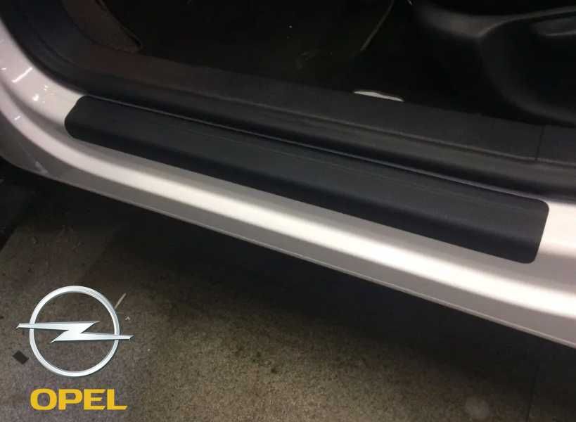 Захисна плівка защитная пленка наклейки на пороги авто для Opel Опель