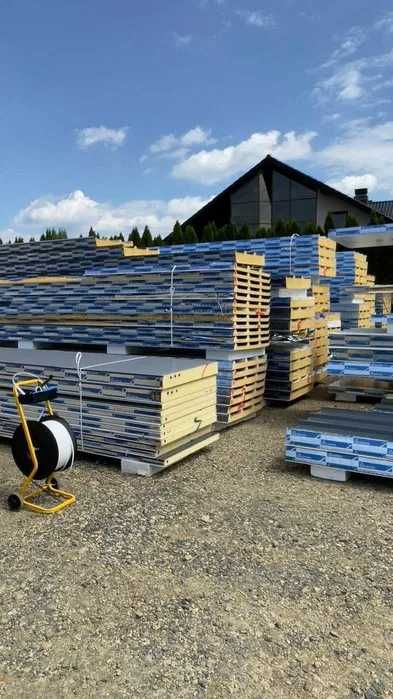 Płyty warstwowe Dachowe ścienne z wypełnieniem PIR bądź Wełną PROMOCJA