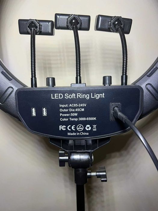 Кольцевая лампа RL-18, 45см (штатив, пульт) ОРИГИНАЛ