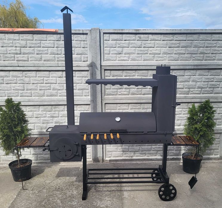 4мм! ОТ ЗАВОДА! Усиленный Мангал Коптильня Барбекю, Печь под Казан