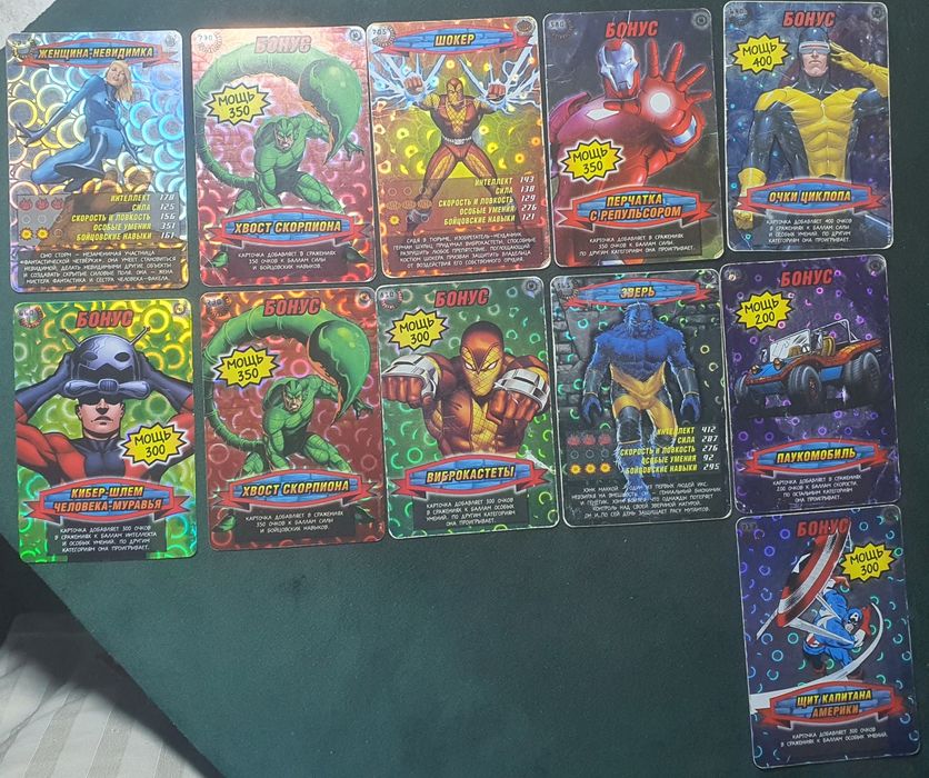 Картки людина павук