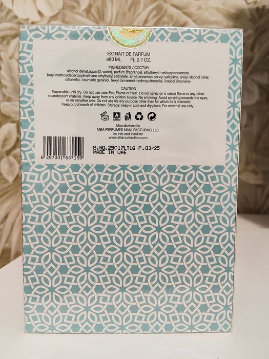Парфюм унисекс Attar Collection Slate Blue,