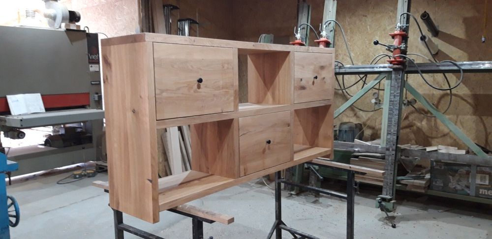 Duża komoda dębowa