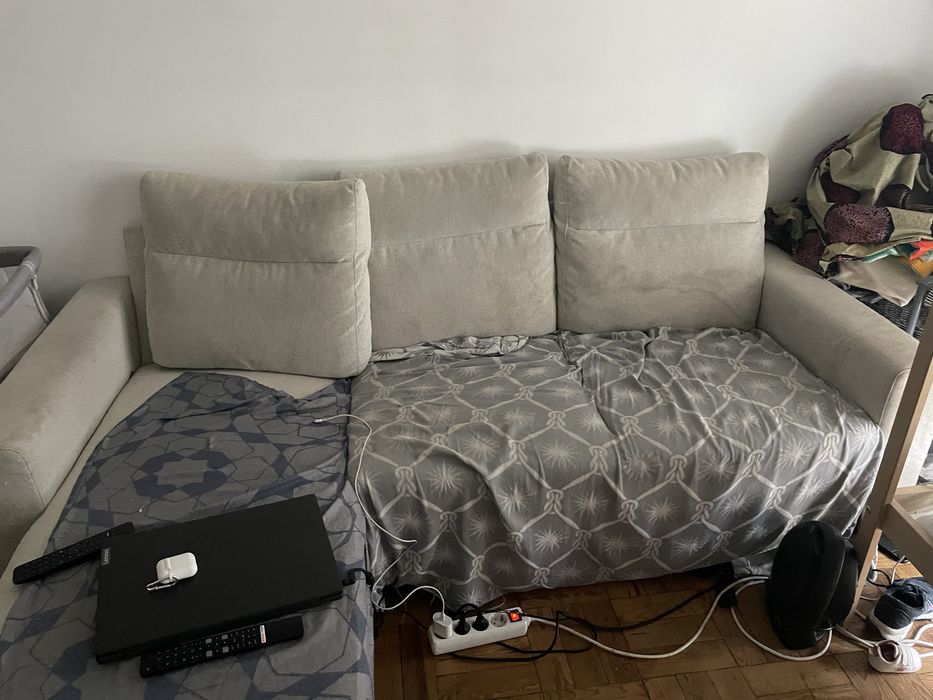 Sofa ikea cinzento
