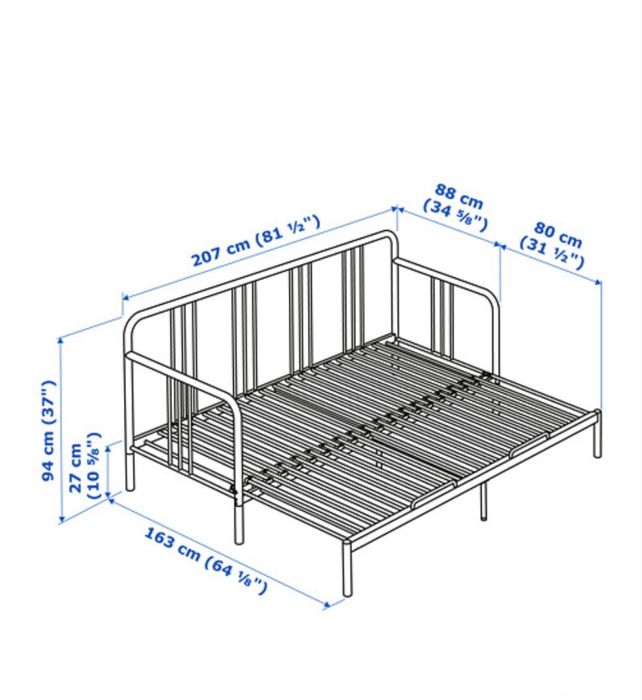 Cama dupla FYRESDAL