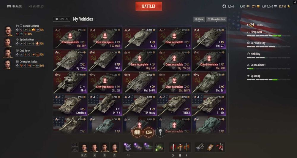Акаунт World of Tanks Колекційний