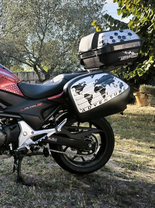 Malas NC 750X e descanso central