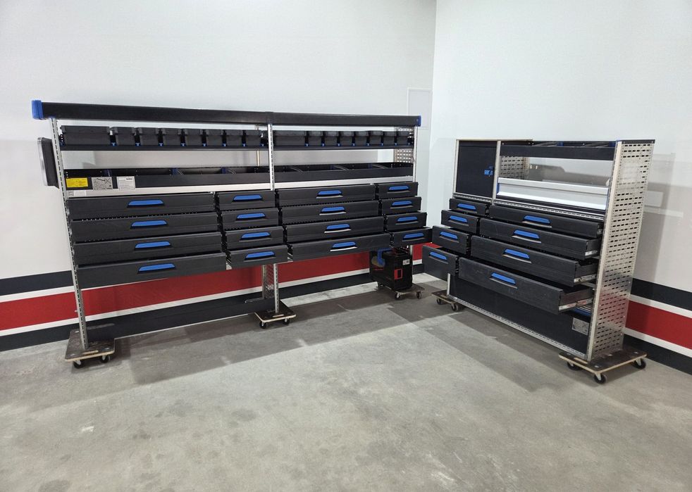 Zabudowa serwisowa warsztatowa CRAFTER SPRINTER TRANSIT MAN TGE IVECO