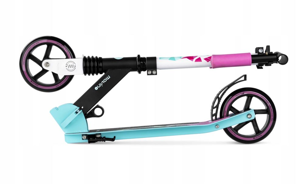 Hulajnoga Movino Vibe dwukołowa czarny, różowy, turkusowy