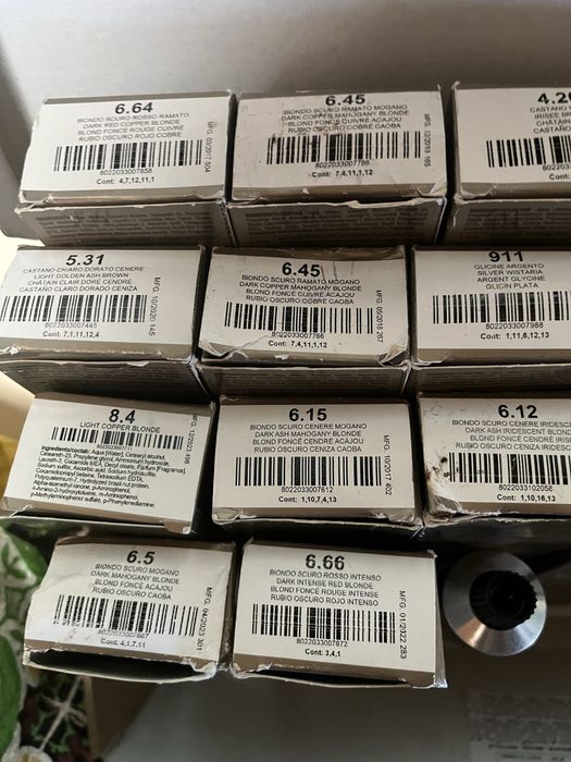 Coloracoes nunca usadas cada 3€