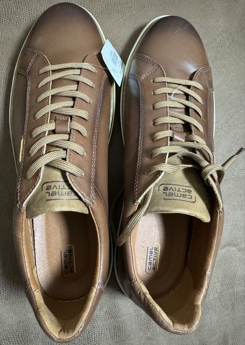 Camel Active кросівки мокасіни нові шкіра Португалія оригінал!