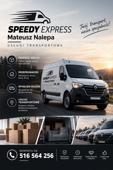 speedyexpress – przeprowadzki, transport, przenoszenie mebli