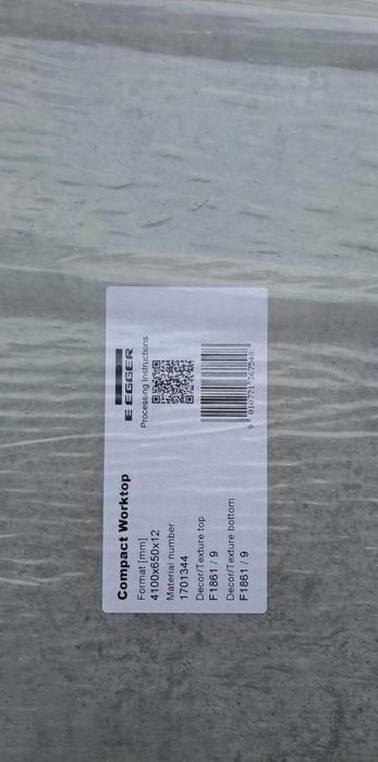 Blaty kuchenne EGGER 4100 x 650 x 12
