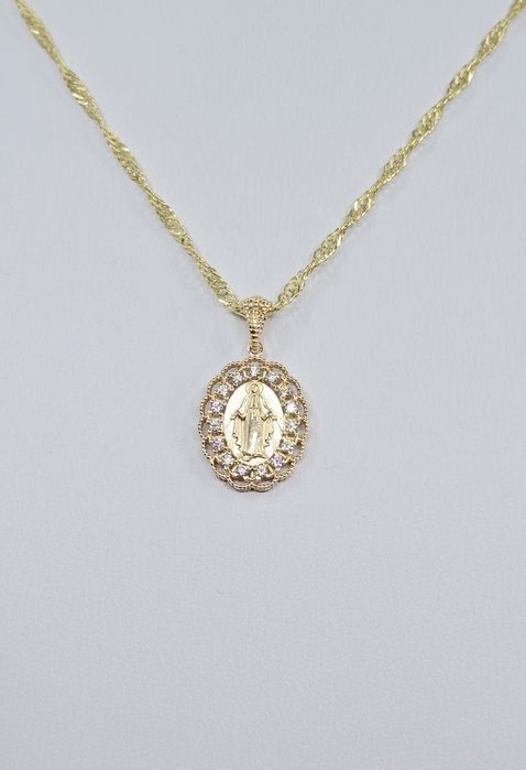 Złota zawieszka Medalik próba 585 14k