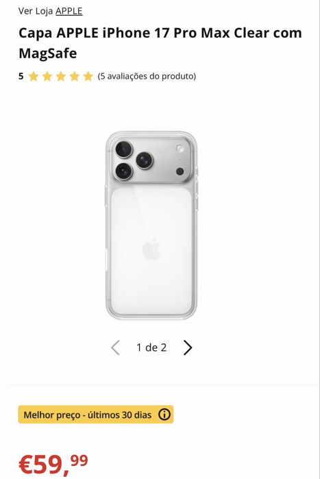 Capa original  magsafe 17 pro max