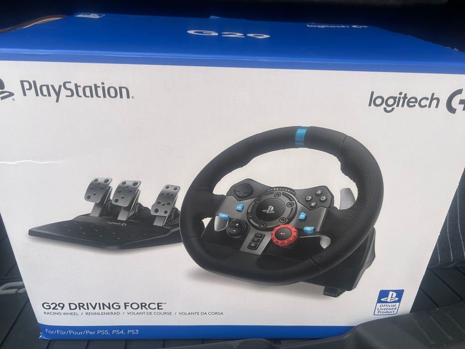 Kierownica +pedaly + dźwignia Logitech