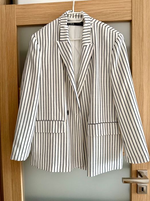 Marynarka Zara paski oversize